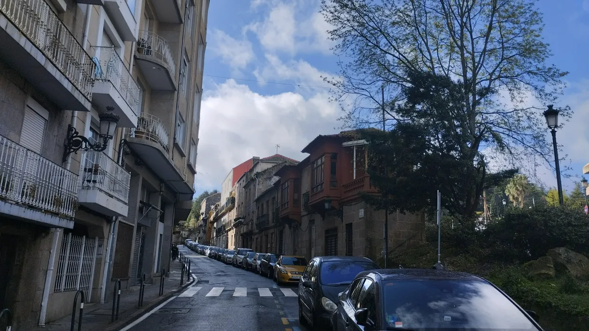 Imagen actual de la Rúa do Pracer