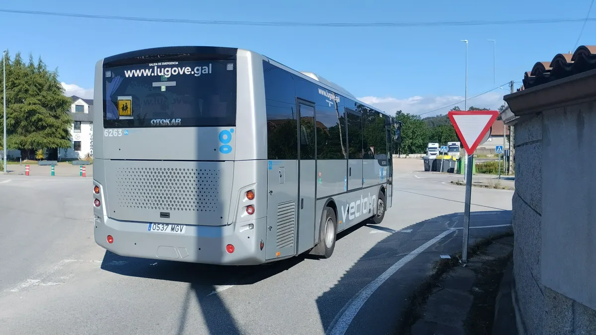 El Lugove 6263 en el lugar en el que me dejó
