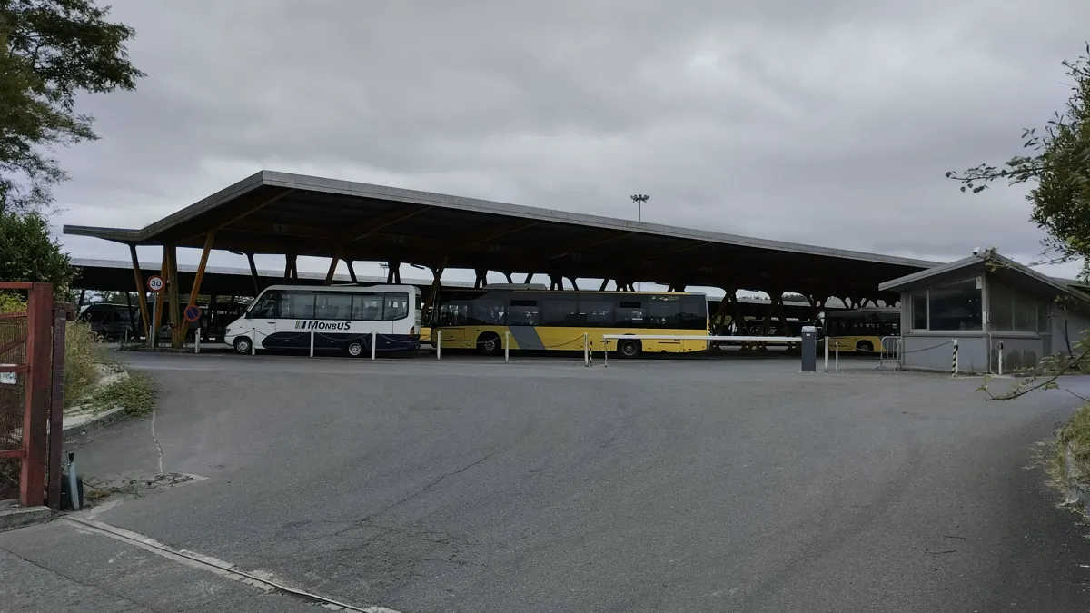 Cochera de Monbus en Santiago de Compostela