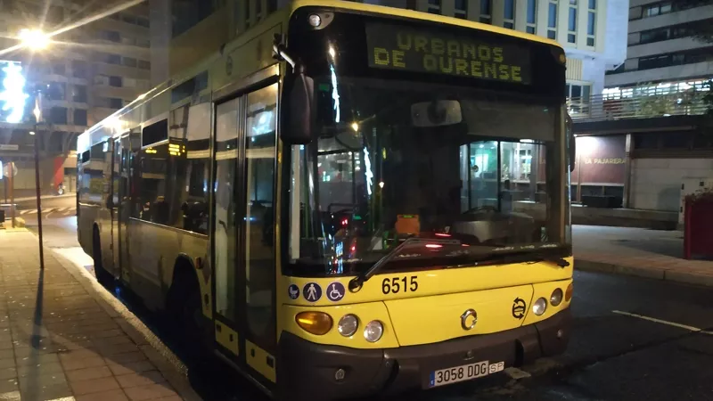 Ex-Vitrasa 6515 en su nueva vida en Ourense