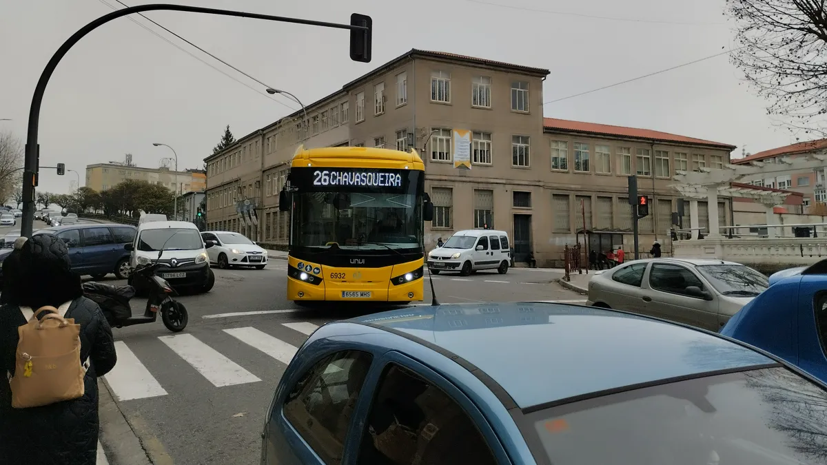 Autobús de la línea 26, dirección Chavasqueira, a partir del lunes, este servicio lo cubre la 16