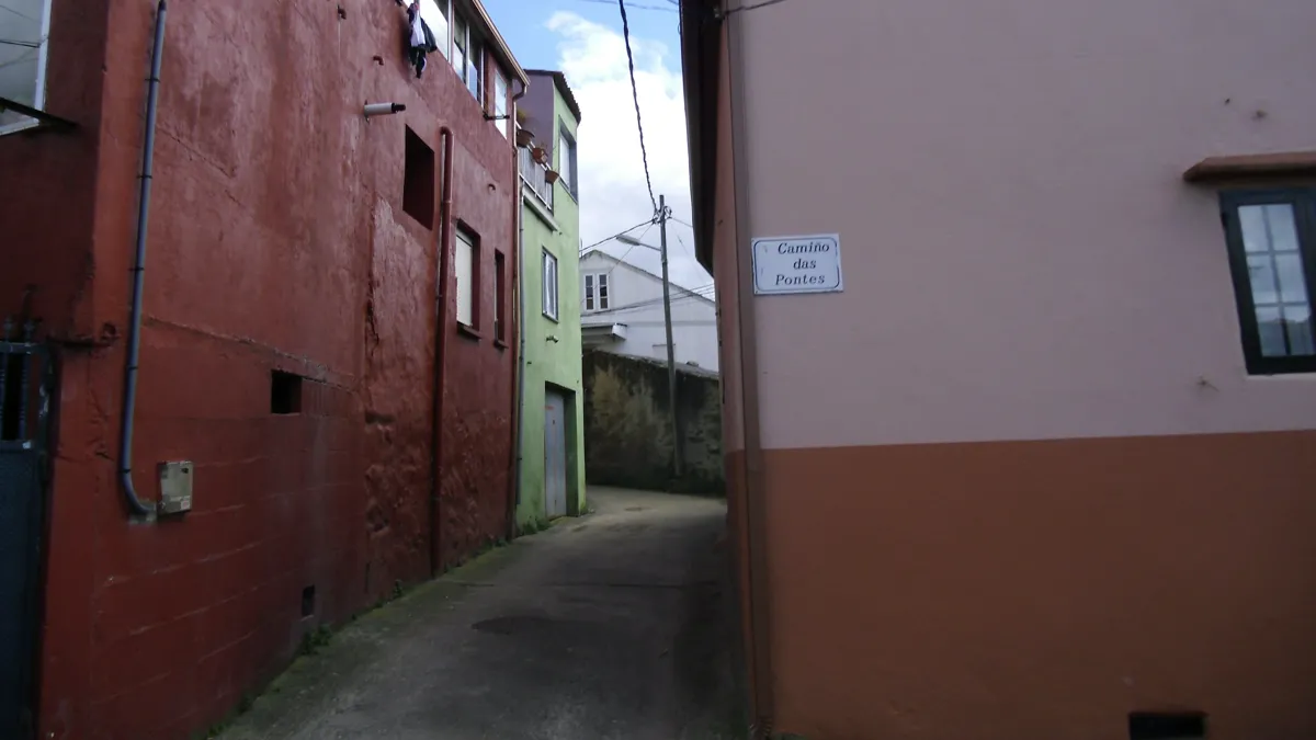 Camiño das Pontes, en Lavadores