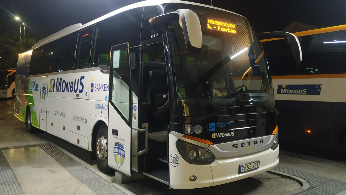 Autobús de Monbus en Pontevedra