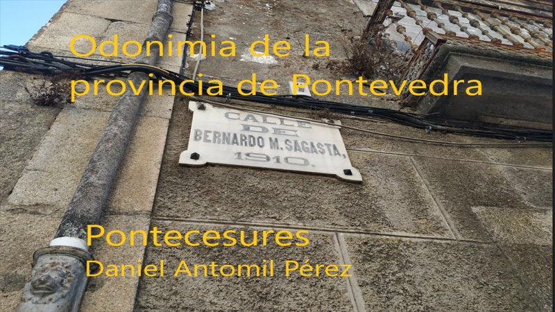 Los nombres de las calles de Pontecesures