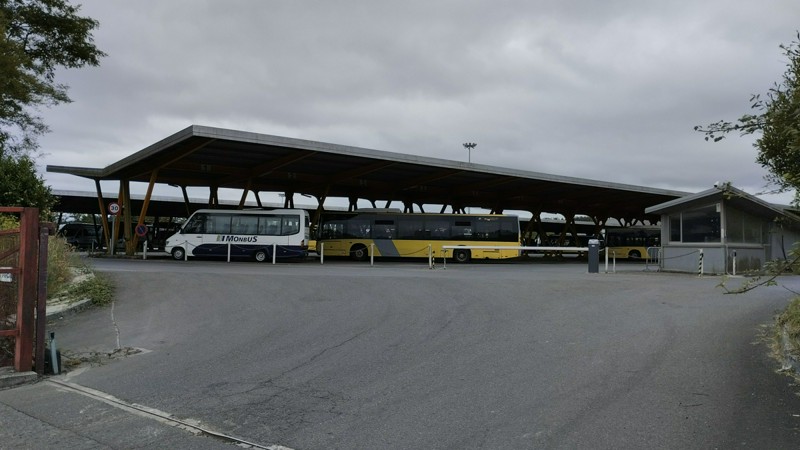 Cochera de Monbus en Santiago de Compostela