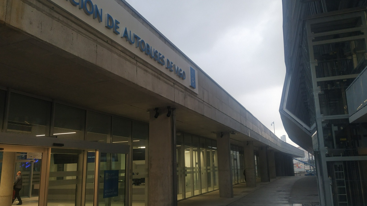 Entrada a la nueva estación intermodal