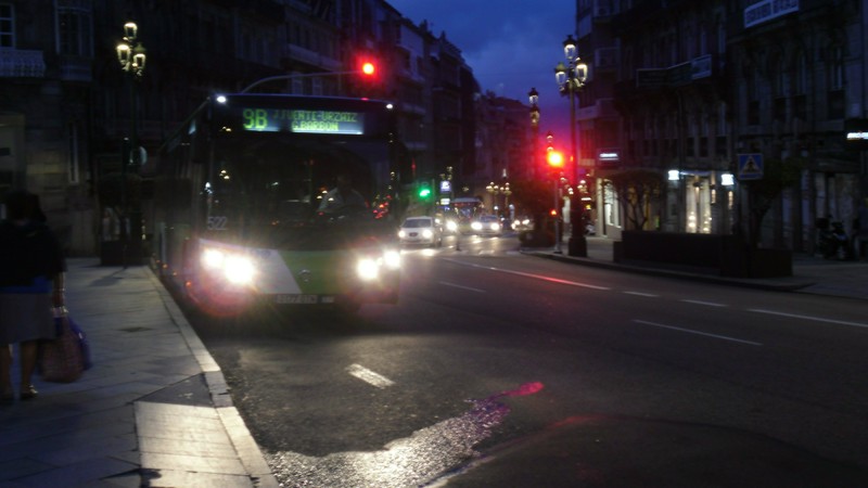 El 9B esperando a recoger a los candidatos