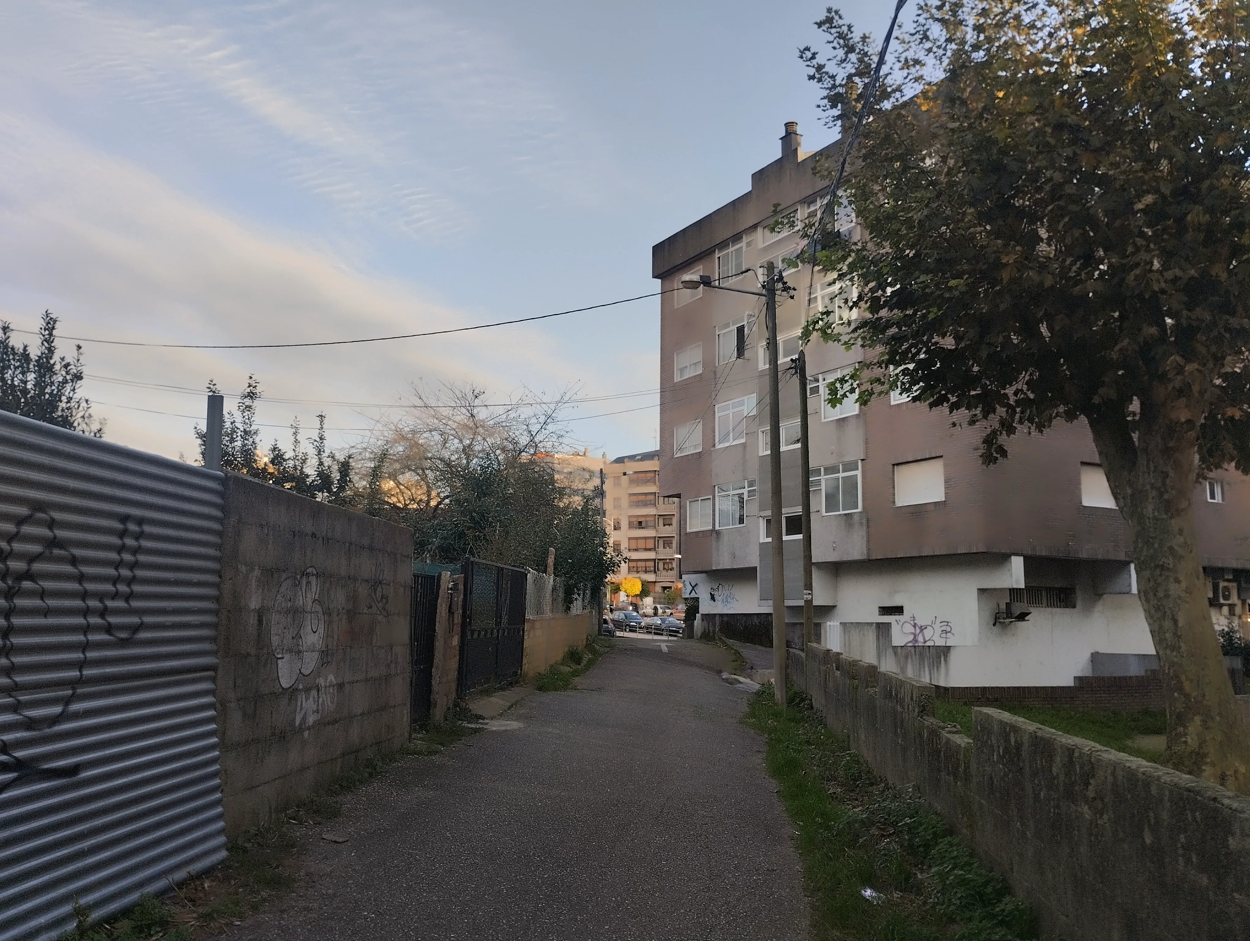 El camino desde el Camiño do Sobreiro