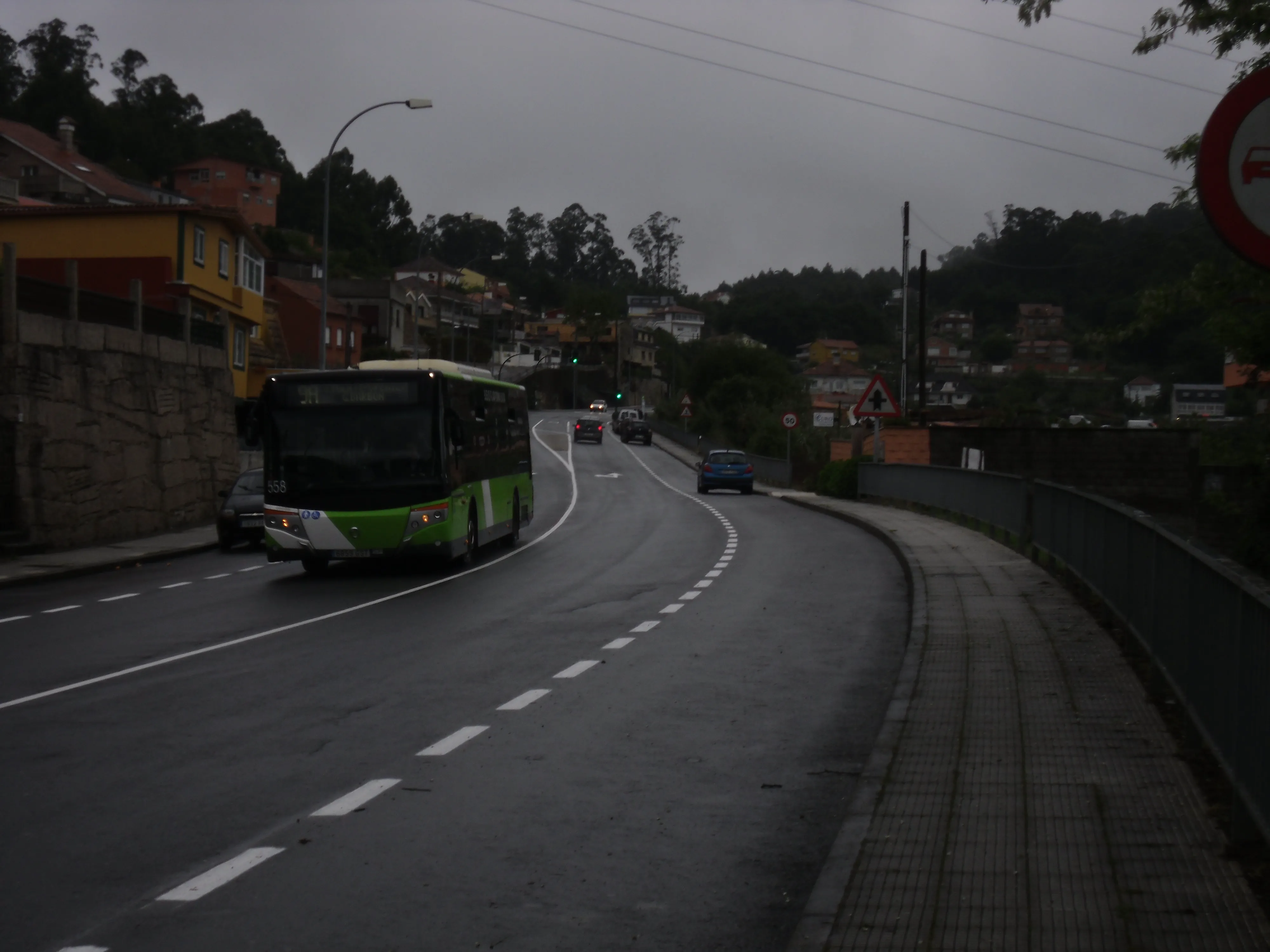 Autobús de la línea 9A, una de las fusionadas