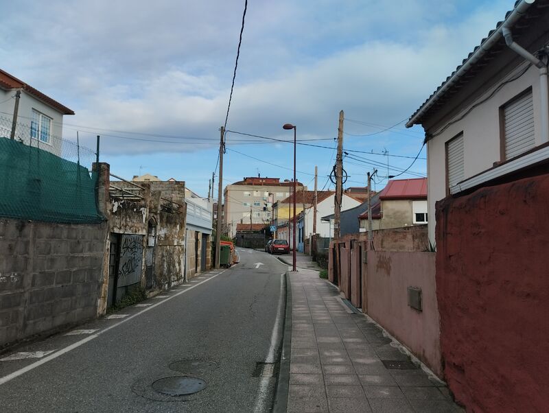 Rúa do Xílgaro, que atraviesa Medeiros