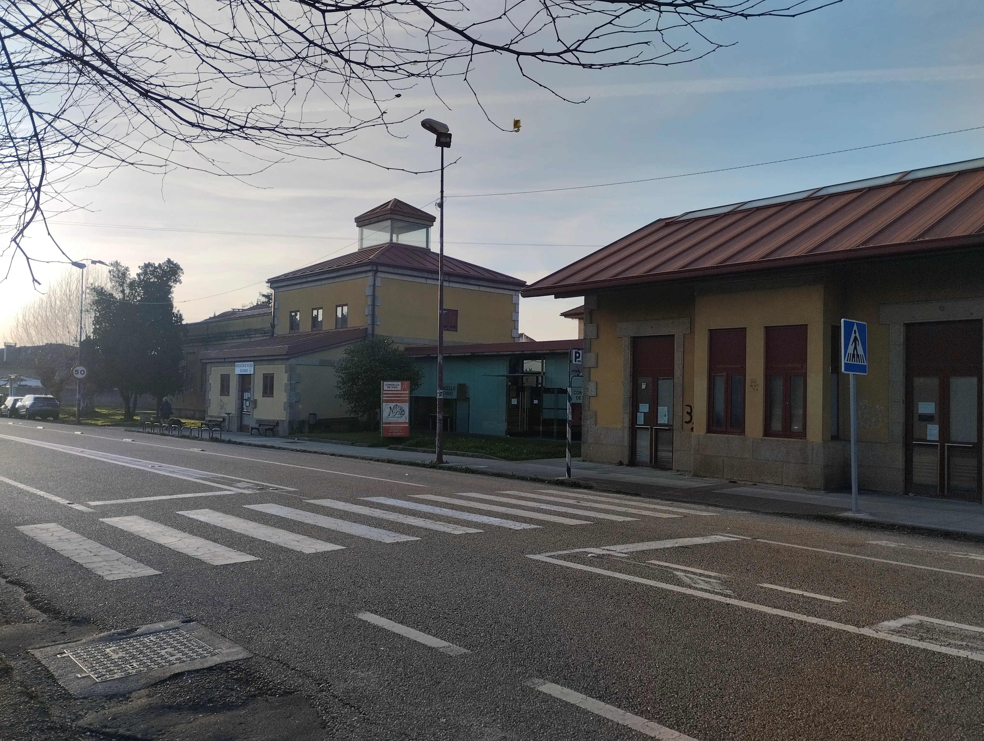 Antigua estación de Coruxo, hoy rehabilitada