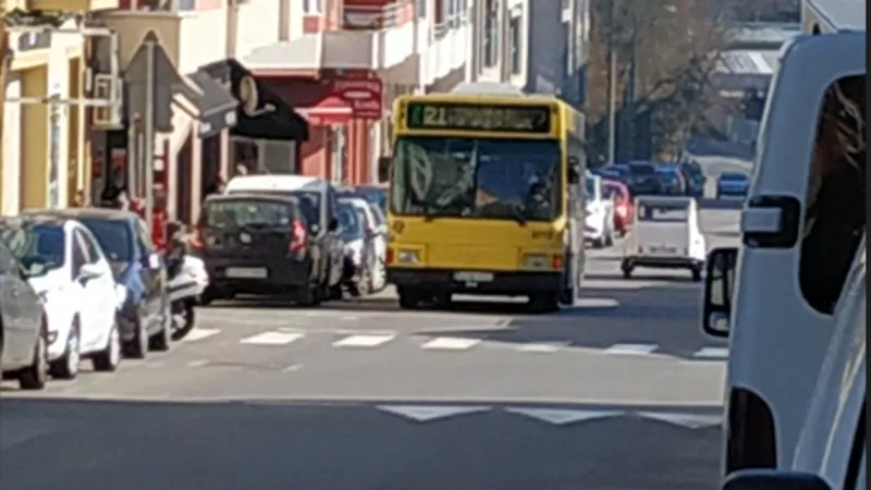 Uno de los autobuses más viejos de Urbanos de Ourense, un Man 11.190 HOCL con 27 años de funcionamiento