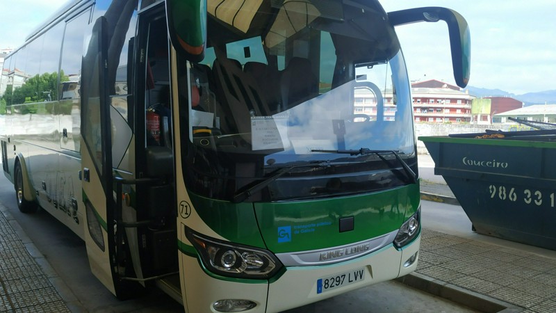 Uno de los últimos autobuses que adquirió Ojea