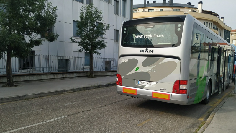 Autobús 2500 de Vectalia en Baiona