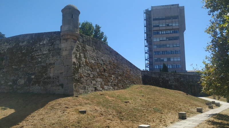 Parte del Castillo de San Sebastián que se conserva en la actualidad